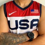 Camiseta Regata Basquete USA EUA Seleção Estados Unidos Durant 7 2020 Nike Branca - Imagem 2