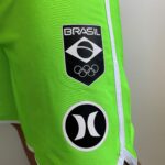 Bermuda Surf Hurley Brasil Seleção Brasileira Olímpica Olimpíadas Verde Limão - Imagem 4