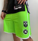 Bermuda Surf Hurley Brasil Seleção Brasileira Olímpica Olimpíadas Verde Limão