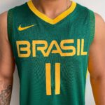 Camiseta Regata Basquete Brasil Anderson Varejão 11 Verde 2021 Nike - Imagem 4