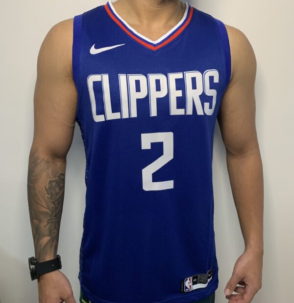 Camiseta Regata NBA Los Angeles Clippers Kawhi Leonard 2 City Edition 2023/24 Nike Azul - Imagem 1