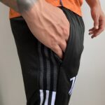 Meia Calça 3/4 Juventus Preta e Branca 2022 Adidas - Imagem 5