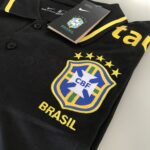 Camisa Brasil Seleção Brasileira Gola Polo Preta 2022 Nike - Imagem 2