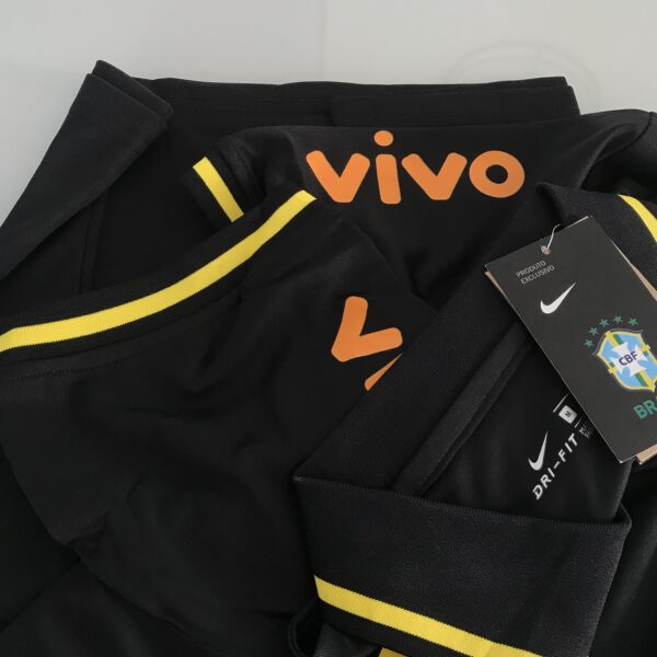 Camisa Brasil Seleção Brasileira Gola Polo Preta 2022 Nike - Imagem 7