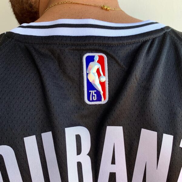 Camiseta Regata NBA Brooklyn Nets Durant 7 Icon Edition Preta Nike - Imagem 9