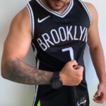 Camiseta Regata NBA Brooklyn Nets Durant 7 Icon Edition Preta Nike