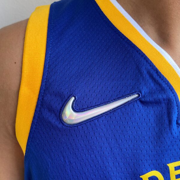 Camiseta Regata NBA Golden States Warriors Curry 30 Icon Edition Azul 2022 Nike - Imagem 5