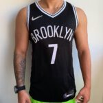 Camiseta Regata NBA Brooklyn Nets Durant 7 Icon Edition Preta Nike - Imagem 2