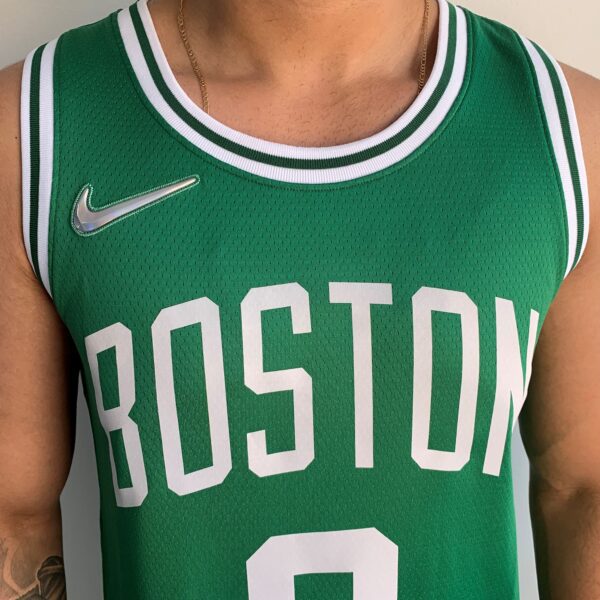 Camiseta Regata Basquete NBA Boston Celtics 0 Jayson Tatum Icon Edition Verde 2022 Nike - Imagem 4