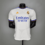 Camisa Real Madrid Home Jogador Patches Champions League 2022 Adidas