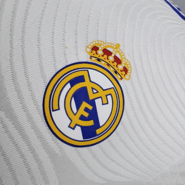 Camisa Real Madrid Home Jogador Patches Champions League 2022 Adidas - Imagem 3