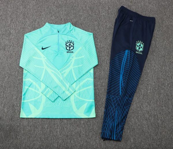IMG_4338 Brasil Conjunto Casaco Jaqueta e Calça Longa 2022 Nike - Imagem 11