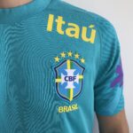 Camisa Seleção Brasil Treino Verde 2022 Nike - Imagem 5