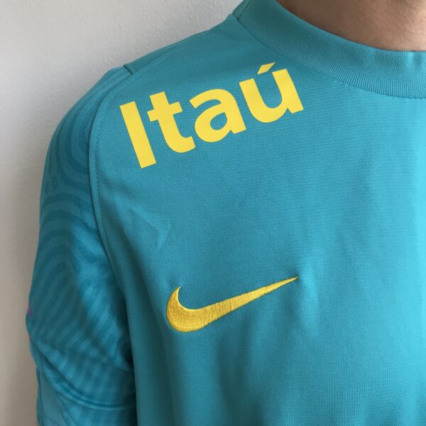 IMG_5911 Camisa Seleção Brasil Treino Verde 2022 Nike - Imagem 4