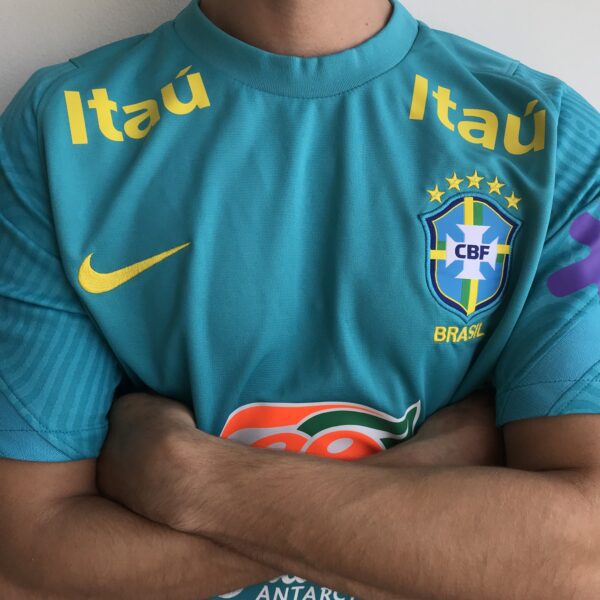 IMG_5914 Camisa Seleção Brasil Treino Verde 2022 Nike - Imagem 1