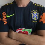 Camisa Seleção Brasil Treino Azul Petróleo 2022 Nike