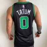 Camiseta Regata Basquete NBA Boston Celtics 0 Jayson Tatum Statement Edition Preta 2022 Jordan - Imagem 5