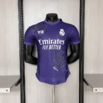 Camisa Real Madrid 4th Versão Jogador 2025 Edição Especial Adidas Y-3 Roxa - Imagem 20