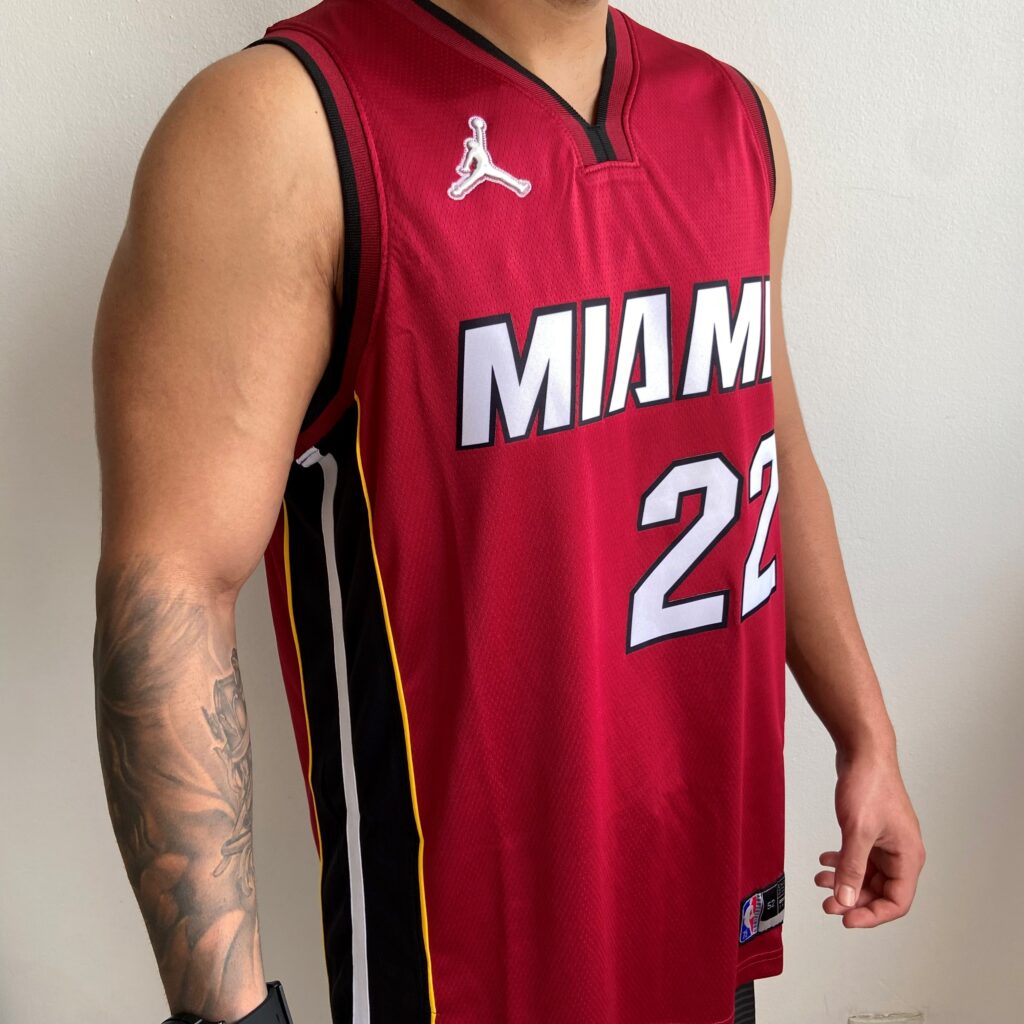 Camiseta Regata Basquete Nba Miami Heat Jimmy Butler Icon Edition Vermelha Jordan Tokstilo