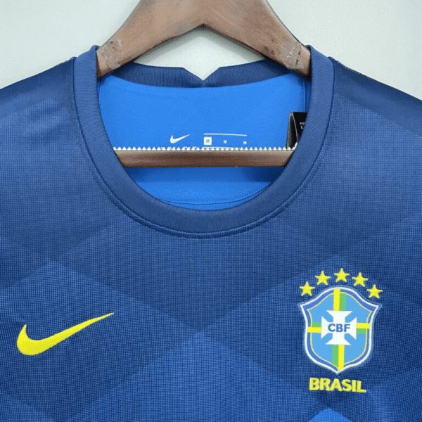 ss as sa a Camisa Seleção Brasil Away Azul Feminina 2022 Nike - Imagem 3