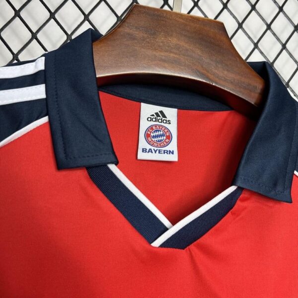 Camisa Retrô Bayern Munique Home Versão Torcedor 2001/02 Adidas - Imagem 5