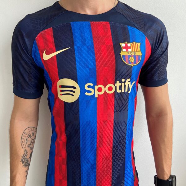 C LSKJQ Camisa Barcelona Home Jogador 2023 Nike - Imagem 3