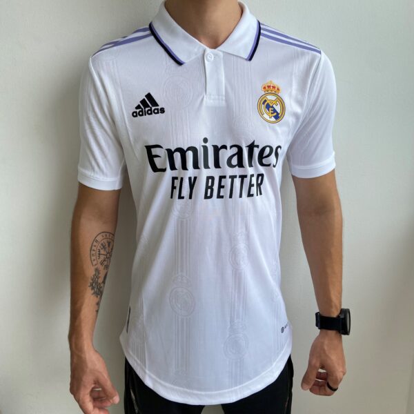 HNHTYUMY Camisa Real Madrid Home Jogador 2023 Adidas - Imagem 2
