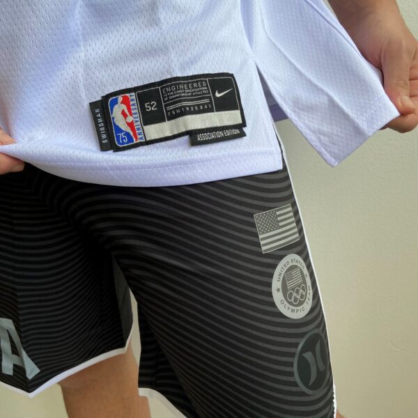 Camiseta Regata Basquete NBA Boston Celtics 7 Jaylen Brown Association Edition Branca 2022 Nike - Imagem 4