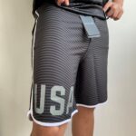 Bermuda Hurley USA Estados Unidos Olímpica Olimpíadas Preta - Imagem 3