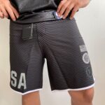 Bermuda Hurley USA Estados Unidos Olímpica Olimpíadas Preta - Imagem 2