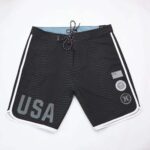 Bermuda Hurley USA Estados Unidos Olímpica Olimpíadas Preta - Imagem 9