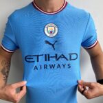 Camisa Manchester City Home Patch Champions League 2022 Puma - Imagem 4