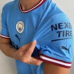 Camisa Manchester City Home Patch Champions League 2022 Puma - Imagem 5