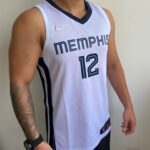 Camiseta Regata NBA Memphis Grizzlies Ja Morant 12 Association Edition Branca 2022 Nike - Imagem 4