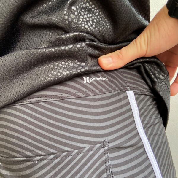 tyjntyjtyeeeb Bermuda Hurley USA Estados Unidos Olímpica Olimpíadas Preta - Imagem 7