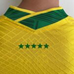 Camisa Brasil Fan Concept Edition Cristo Redentor Amarela Versão Jogador 2022 Nike - Imagem 7