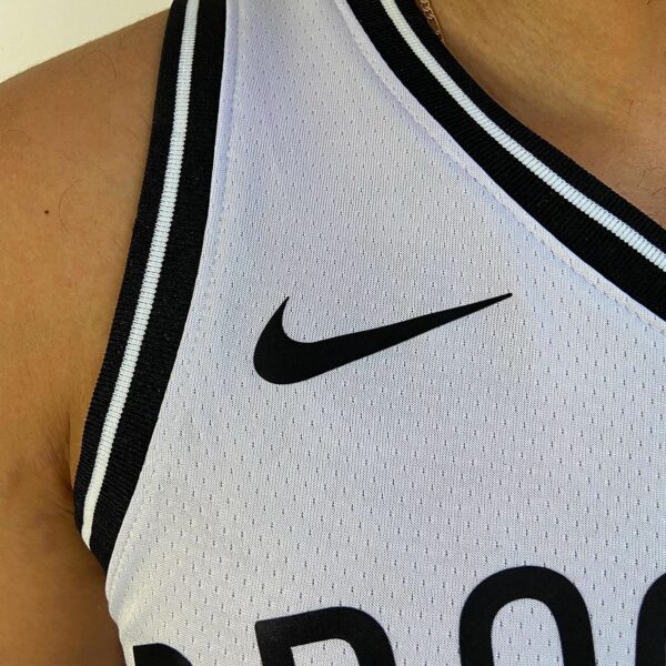 Camiseta Regata NBA Brooklyn Nets Durant 7 Association Edition Branca Nike - Imagem 4