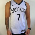 Camiseta Regata NBA Brooklyn Nets Durant 7 Association Edition Branca Nike
