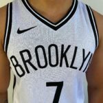Camiseta Regata NBA Brooklyn Nets Durant 7 Association Edition Branca Nike - Imagem 3