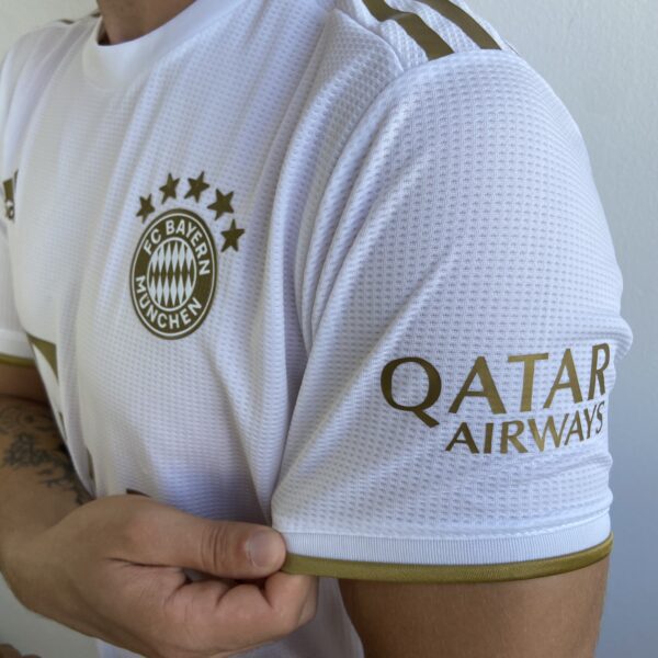 Camisa Bayern Munique Away Jogador 2023 Adidas Branca - Imagem 8