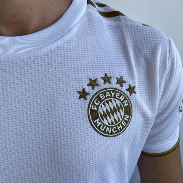 Camisa Bayern Munique Away Jogador 2023 Adidas Branca - Imagem 3