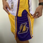 Short Bermuda NBA Los Angeles Lakers Icon Edition Amarela 2022 Nike