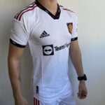 Camisa Manchester United Away Jogador 2023 Branca Adidas - Imagem 2