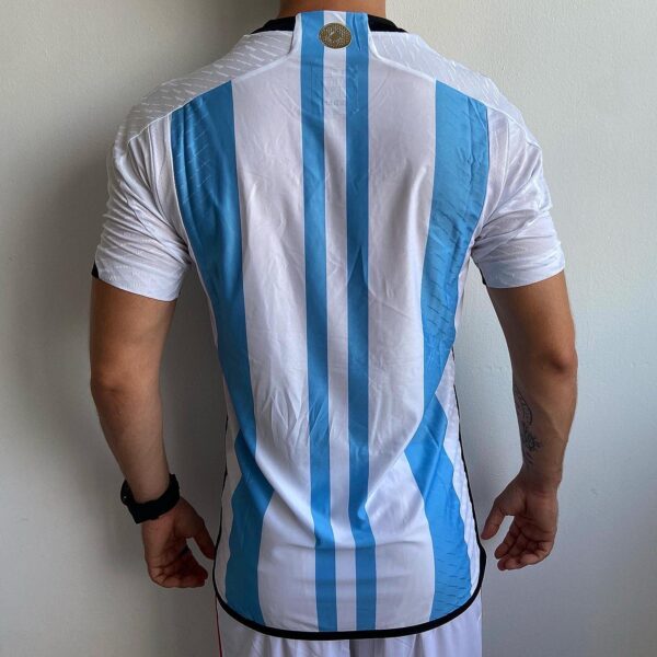 Camisa Seleção Argentina Home Azul Jogador Final Copa do Mundo Catar 2022-2023 Adidas - Imagem 8