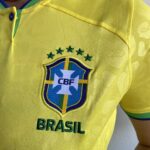 Camisa Brasil Seleção Brasileira Home Amarela Feminina Copa do Mundo Catar 2023 Nike - Imagem 5