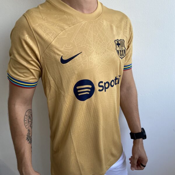IMG_2818 Camisa Barcelona Away 2023 Nike - Imagem 9
