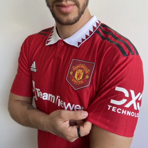 IMG_2969 Camisa Manchester United Home Jogador 2023 Adidas - Imagem 6