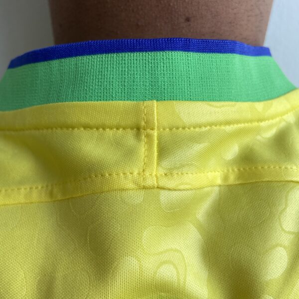 Camisa Brasil Seleção Brasileira Home Amarela Torcedor Copa do Mundo Nike Catar 2022 - Imagem 10