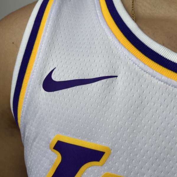 Camiseta Regata Basquete NBA Los Angeles Lakers Davis 3 Statement Edition Branca Nike - Imagem 6