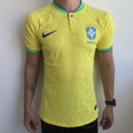 Camisa Brasil Seleção Brasileira Home Amarela Jogador Copa do Mundo Catar 2023 Nike